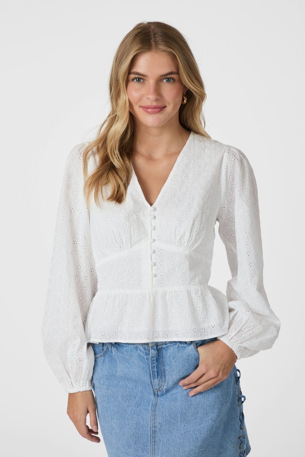Neo Noir Neroni Embroidery Blouse 166019