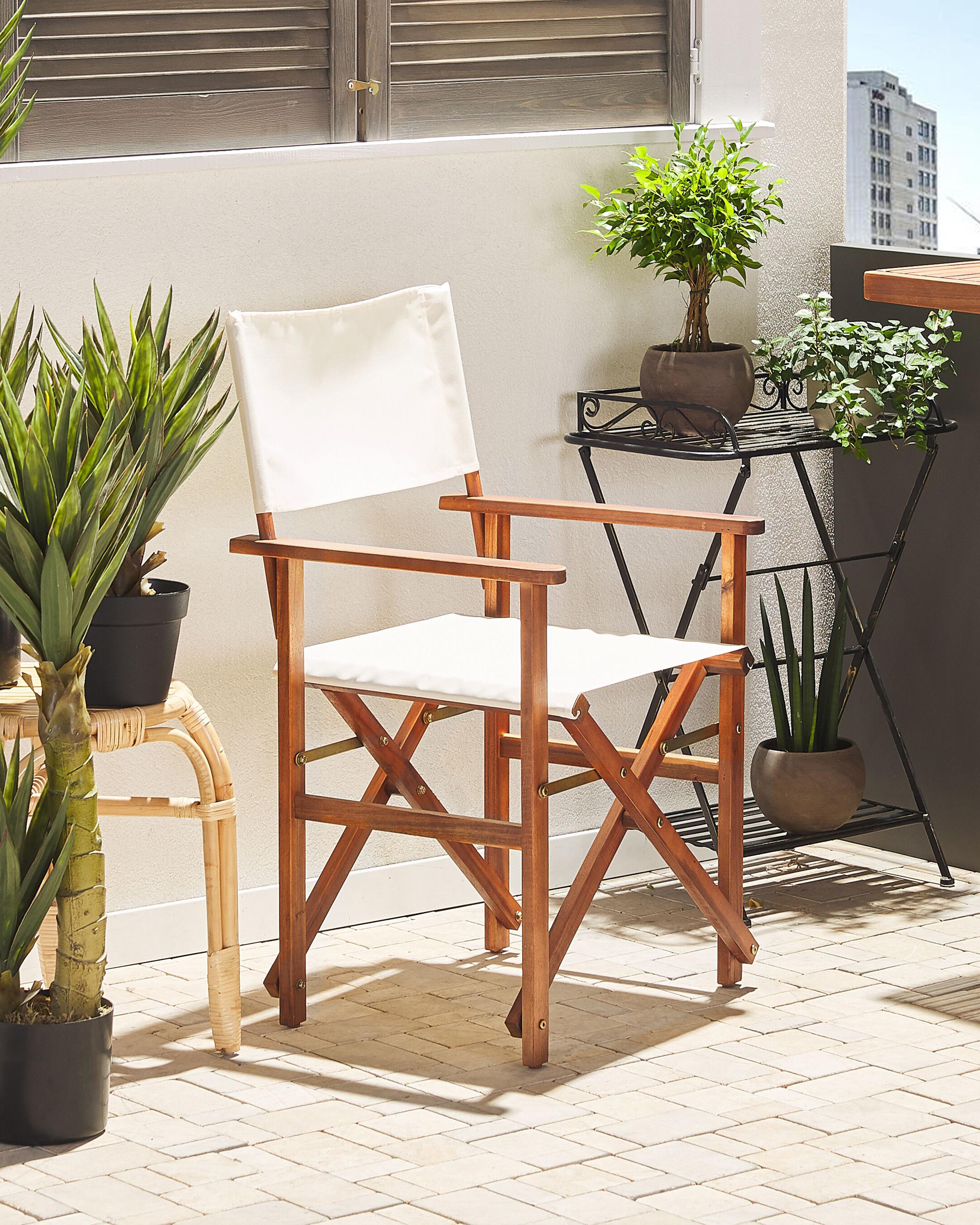 Set van 2 tuinstoelen CINE Acaciahout Meerkleurig