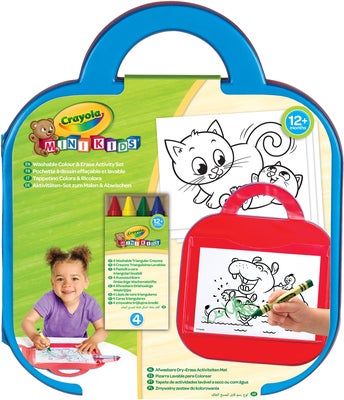 Crayola Mini Kids Tegn Og Visk Ut Tegnematte