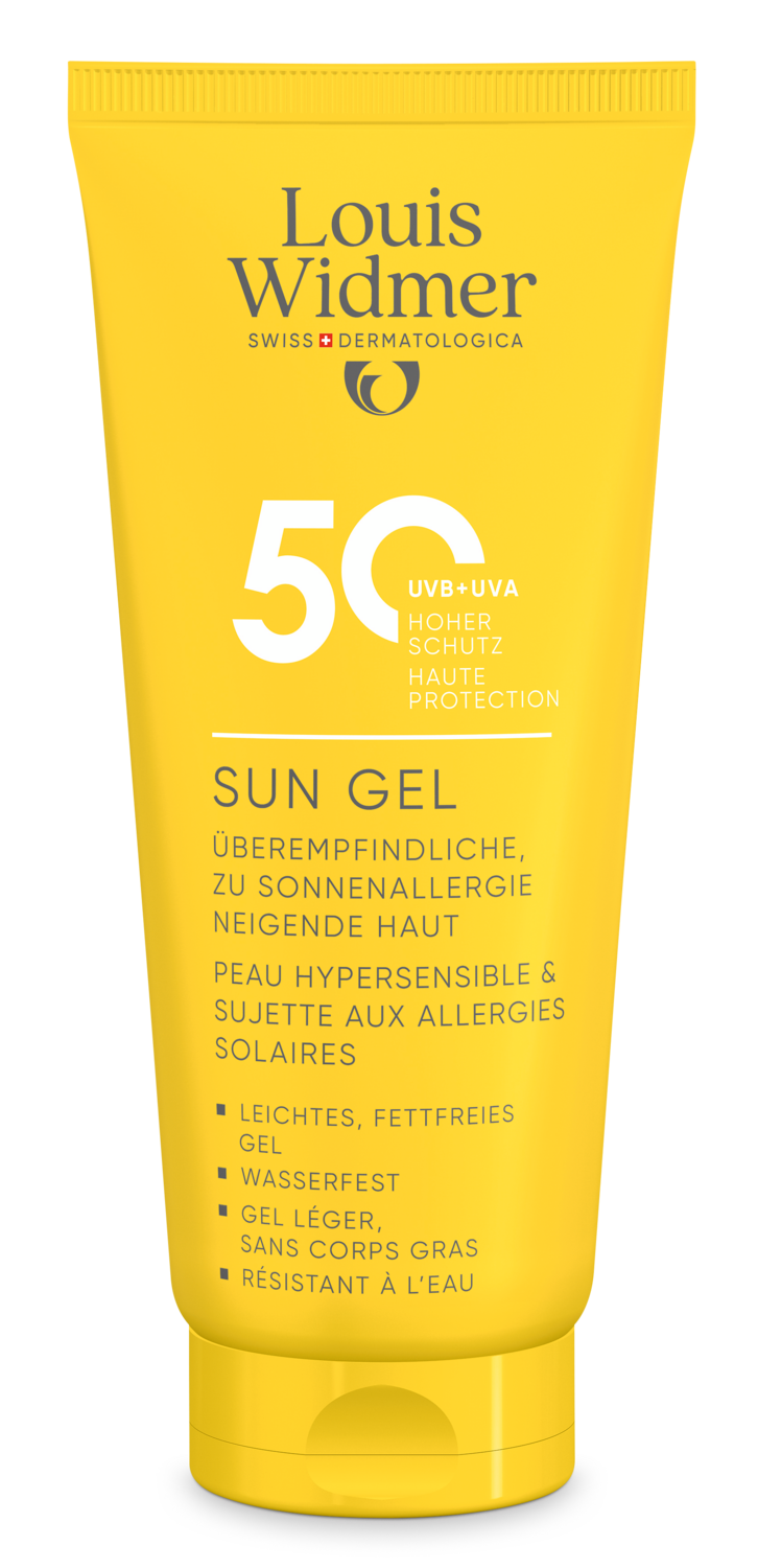 LOUIS WIDMER Sun Gel Gel LSF50 parfumiert 100 ml