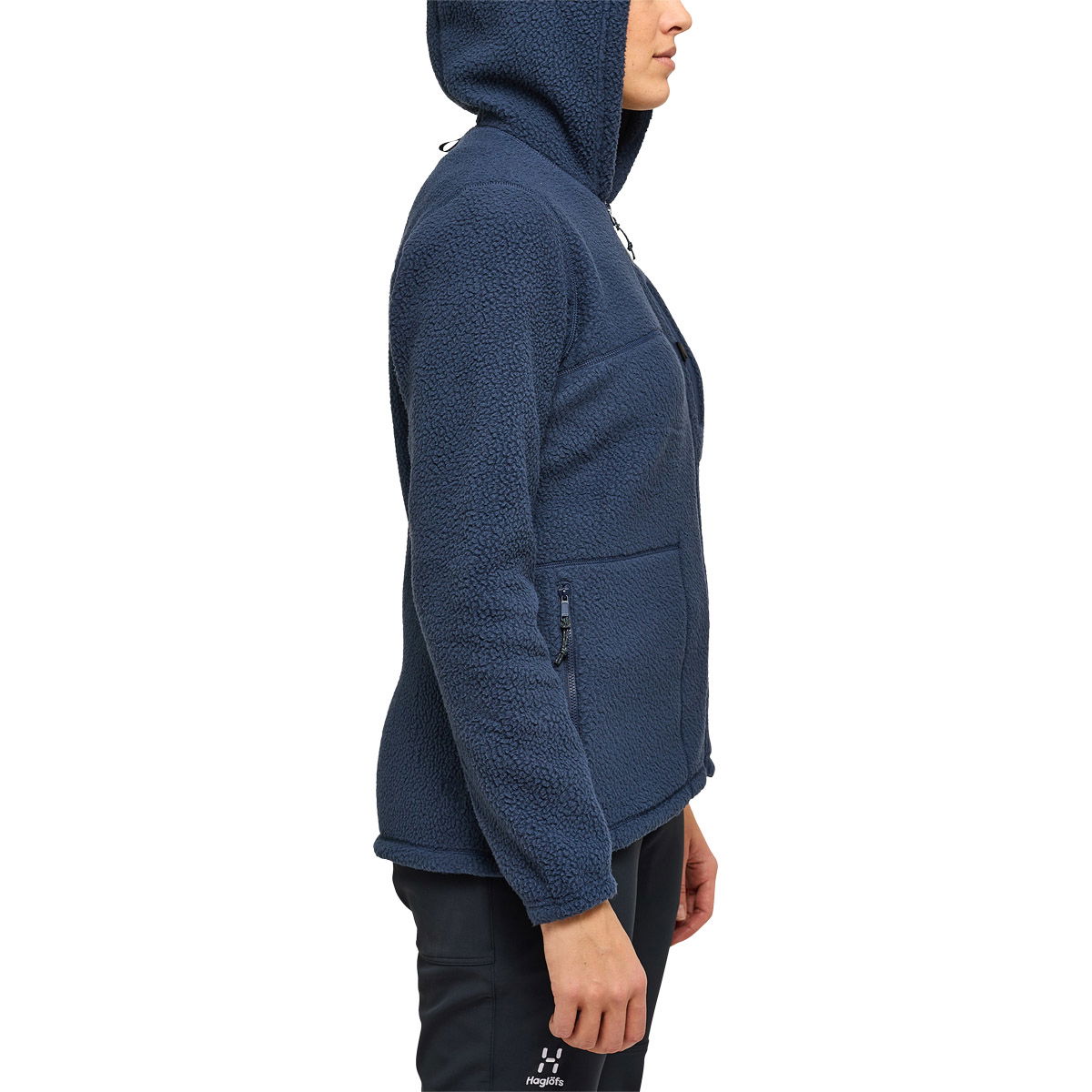 Haglöfs Malung Pile Hood Fleecetrøje Dame