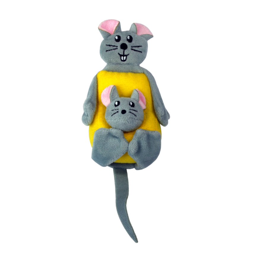 Brinquedo Kong Pull-A-Partz Cheezy Mouse para Gatos