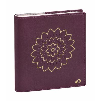 Quo Vadis Isis - Agenda JAJ Executif - 2025 - semainier - standard / M - 160 x 160 mm - portrait - papier blanc - embossed gold pattern - couvercle multicolore - synthétique