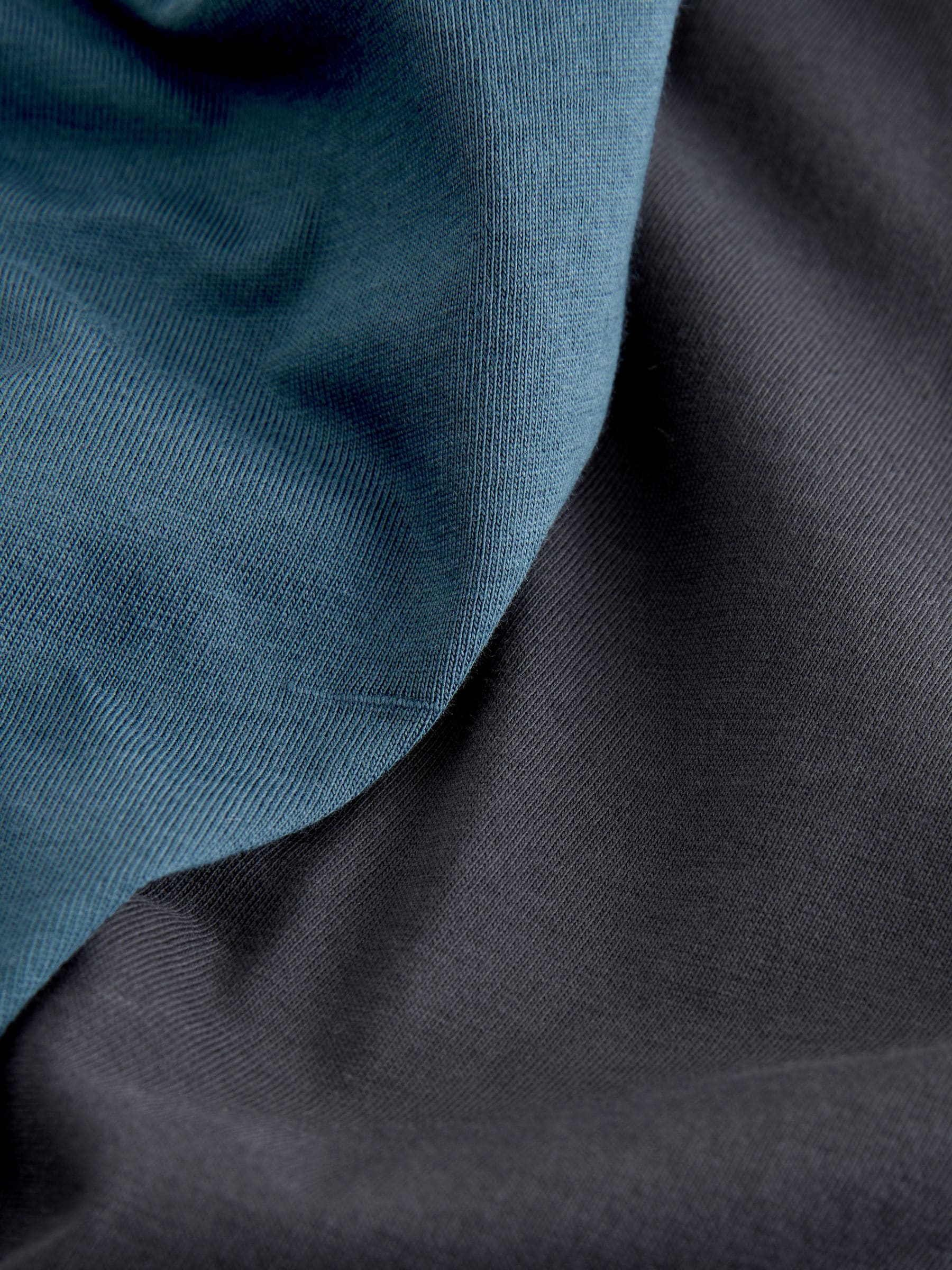 Leisteen grijs - Jersey pyjama met korte mouwen