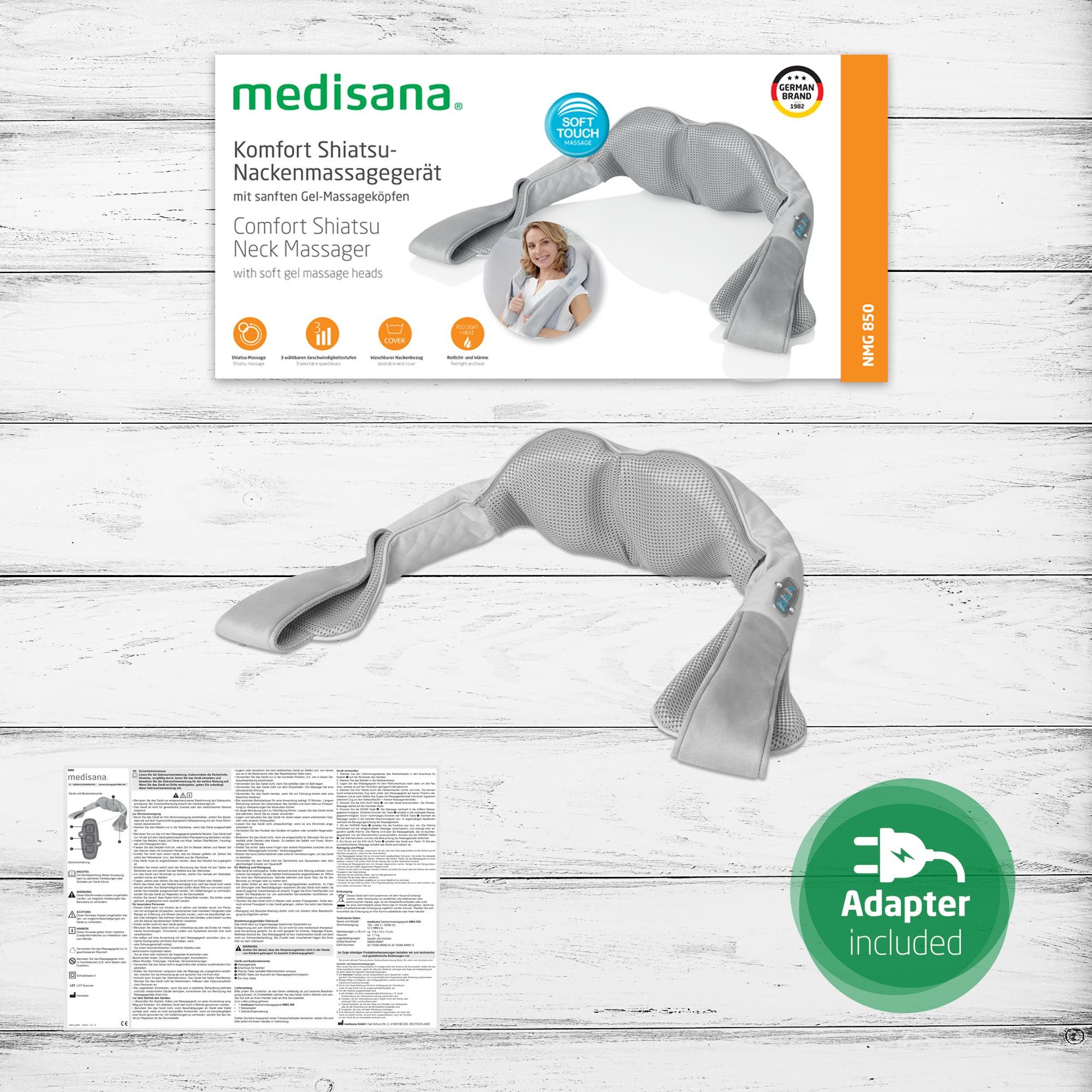 medisana NMG 850 Gel Shiatsu-Nackenmassagegerät