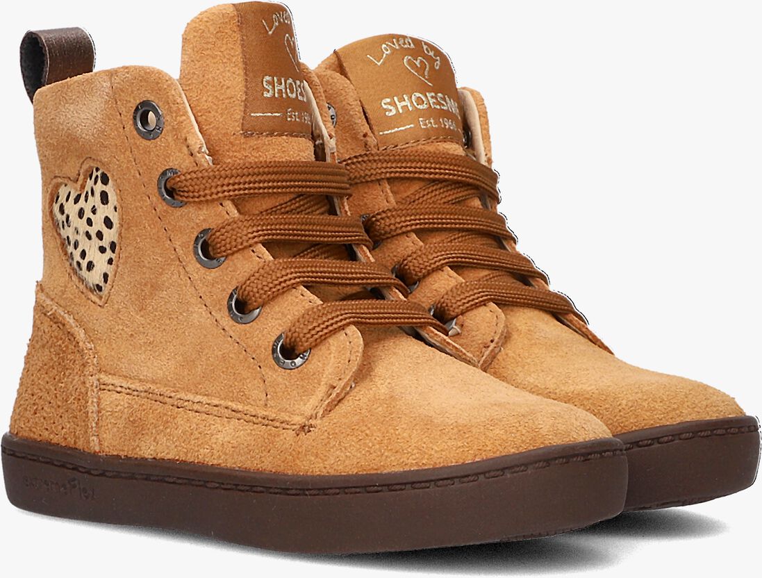 SHOESME cognac shoesme hoge sneaker fl23w015