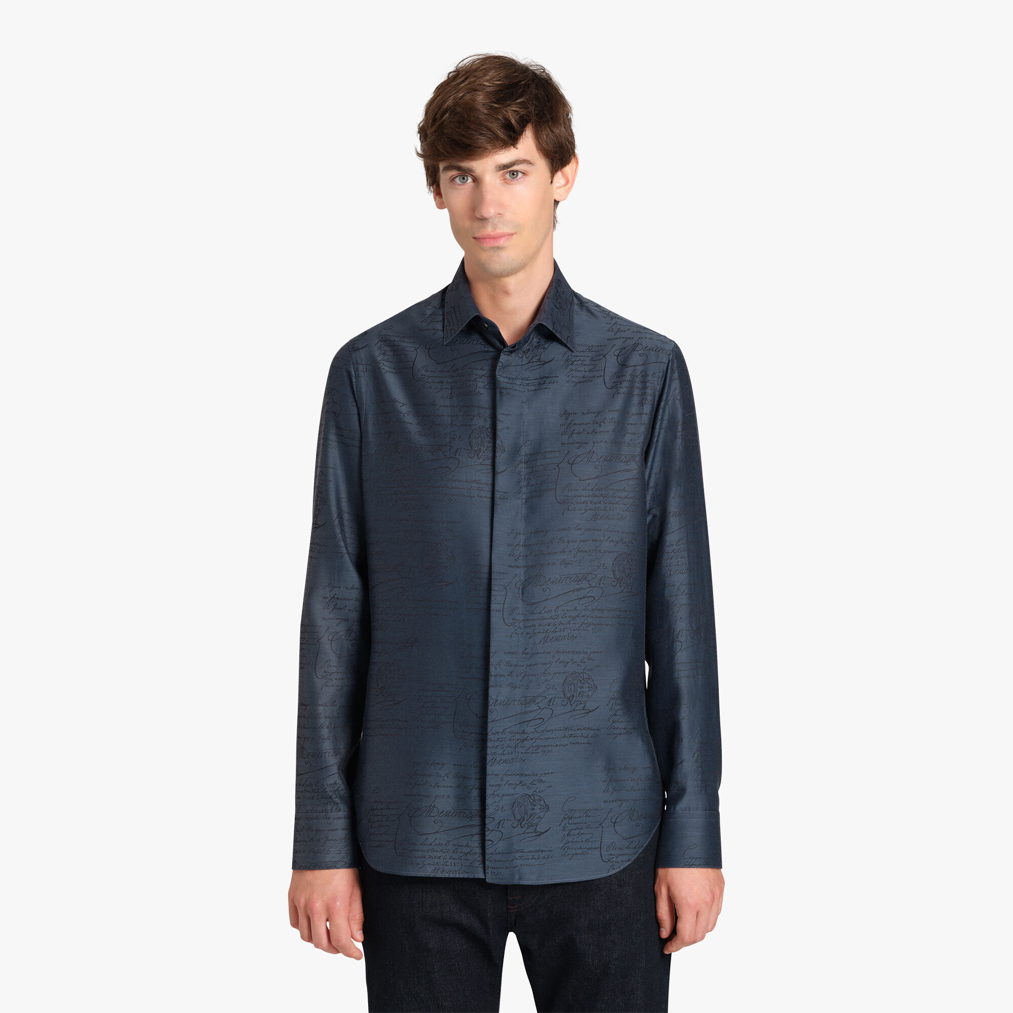 Chemise Andy En Coton Et Soie Scritto