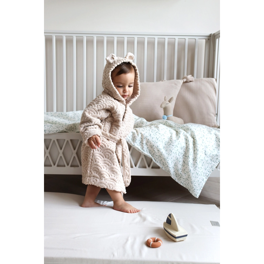 Cam Cam® COPENHAGEN Bademantel mit Kapuze beige