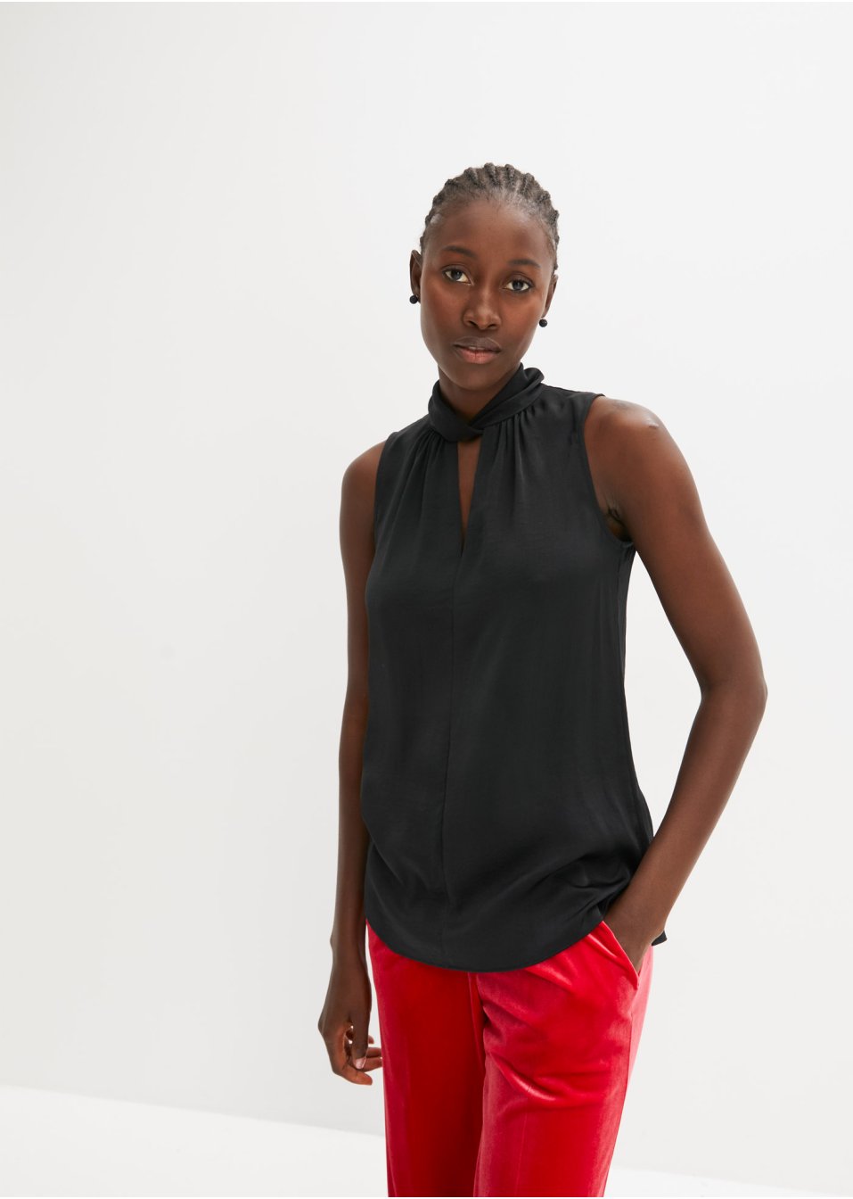 Top en satin