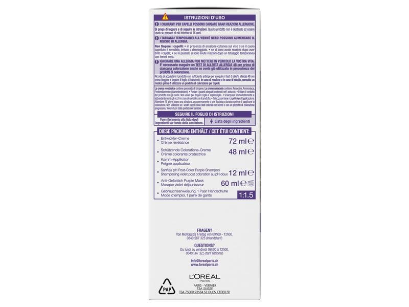 L'Oréal Paris Haarcoloration Cool Crème 4.11 Ultra Kühles M Dauerhafte Haarfarbe mit bis zu 100% Grauhaarabdeckung