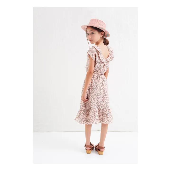 Tocoto Vintage Blouse Léopard | Rose pâle