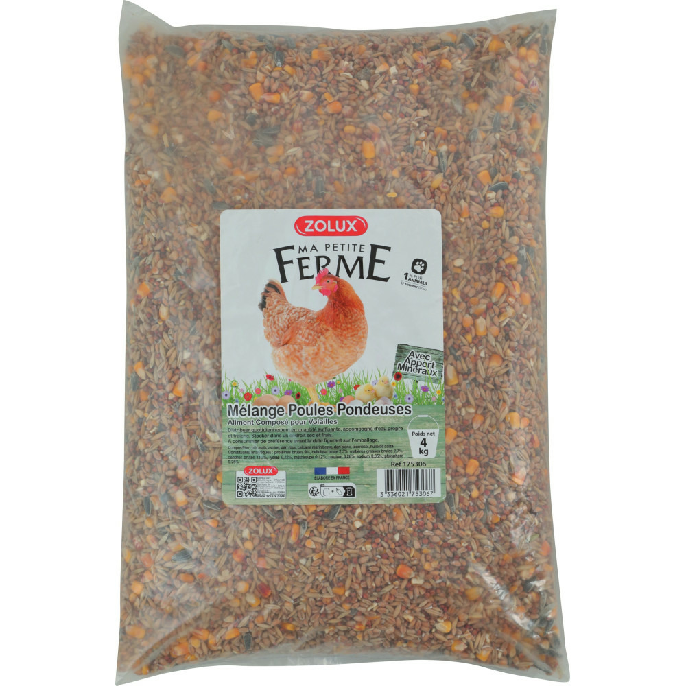 Aliment composé mélange pour poules pondeuses 4 kg basse cour