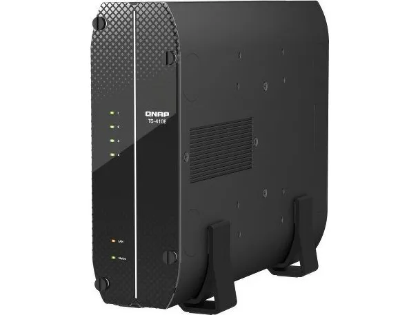 QNAP TS-410E - NAS-server - 4 bays - SATA 6Gb/s - RAID 0, 1, 5, 6, 10, 50, 60, JBOD - RAM 8 GB - Gigabit Ethernet / 2.5 Gigabit Ethernet - iSCSI support