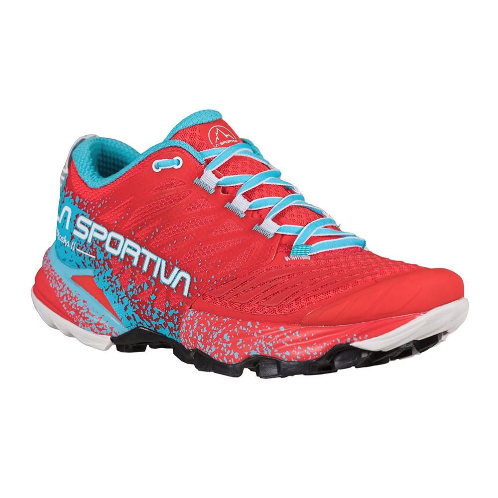 La Sportiva AKASHA II - Chaussures de trail Femme hibiscus/malibu blue