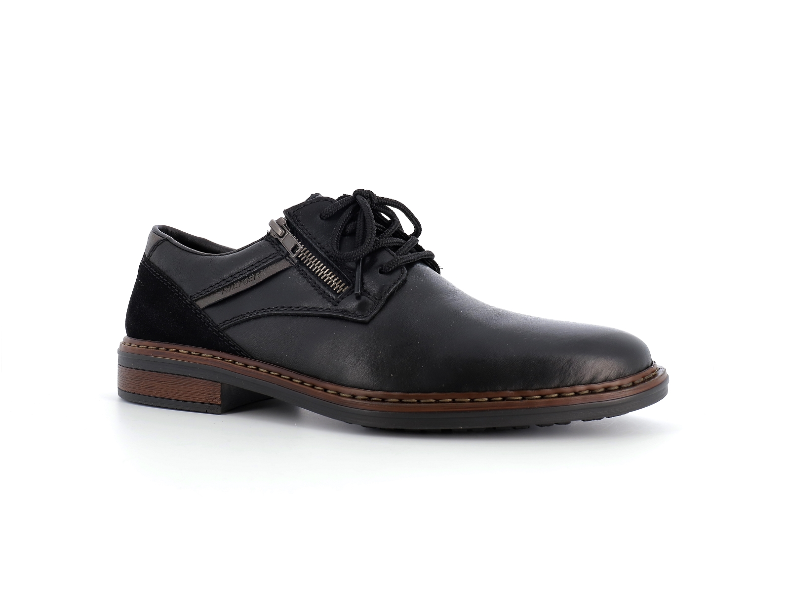 Rieker-17601 Cuir Noir