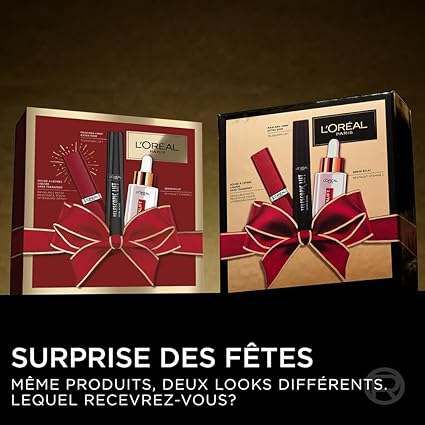 Coffret Cadeau - Sérum Vitamine C, Mascara Telescopic Lift, Rouge à Lèvres liquide Mat