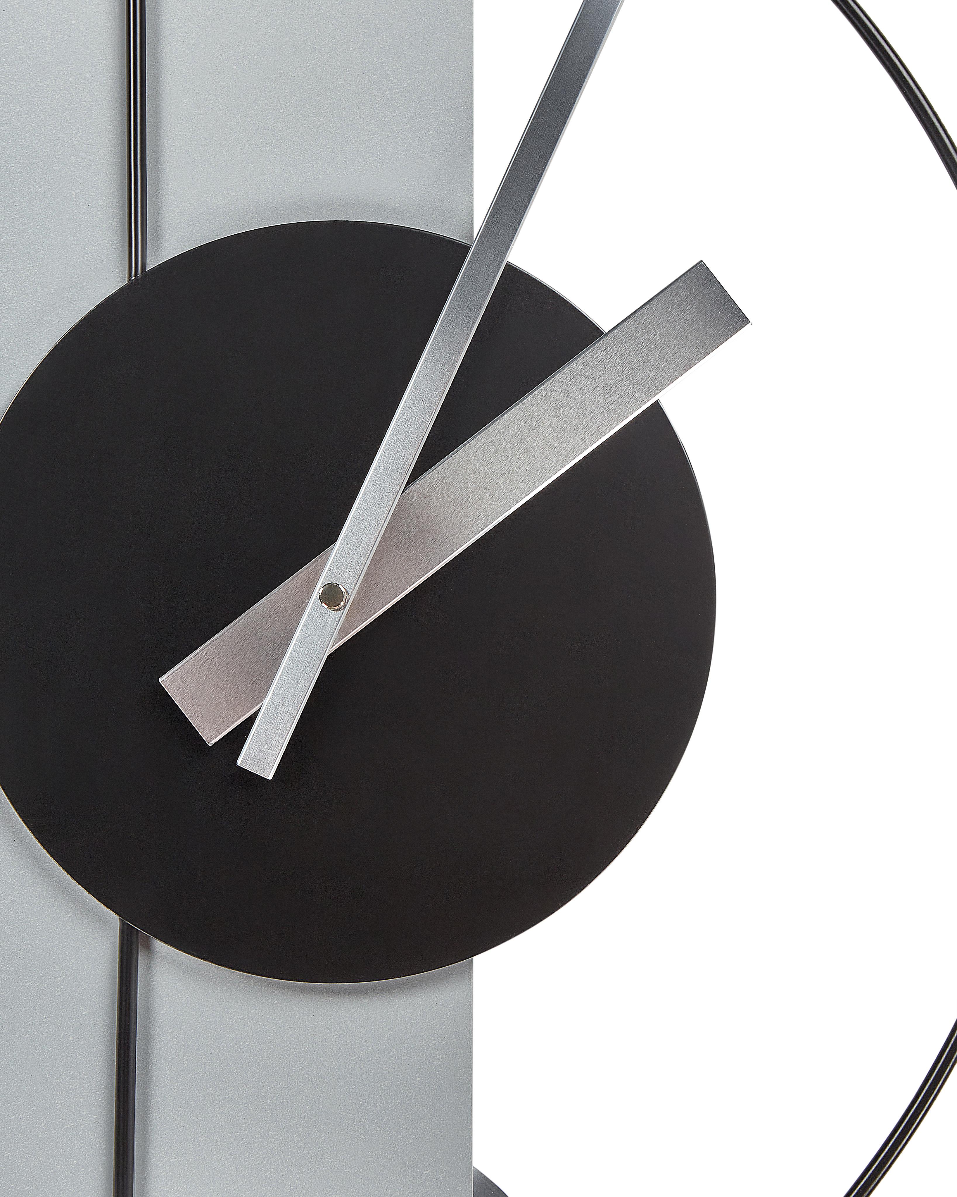 Wandklok CEVINS 31 cm Metaal Lichtgrijs