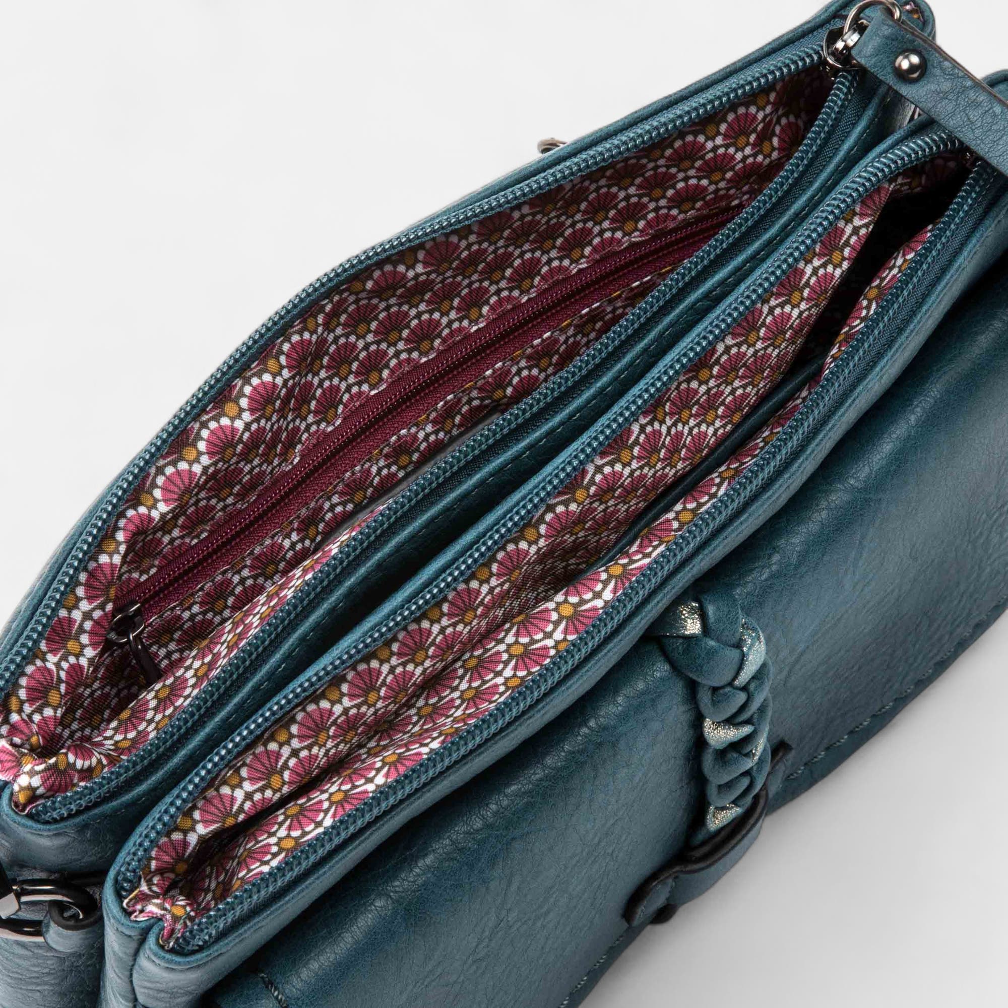 Sac bandoulière bleu