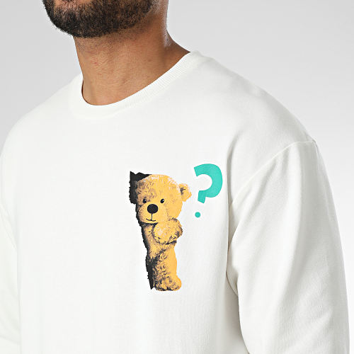 Sweat Crewneck GK-1012 Blanc