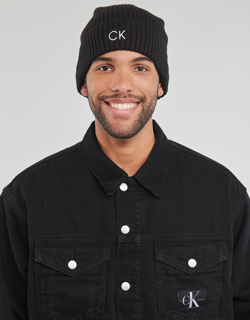 Calvin Klein Jeans - GENDERLESS PADDED DENIM JACKET - Noir