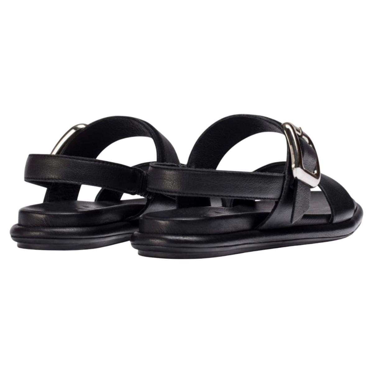 Flade sandaler, kvinder, sort