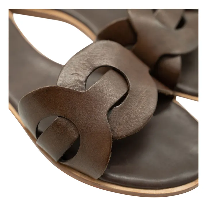 Dragon Diffusion Sandales Big Ring | Marron