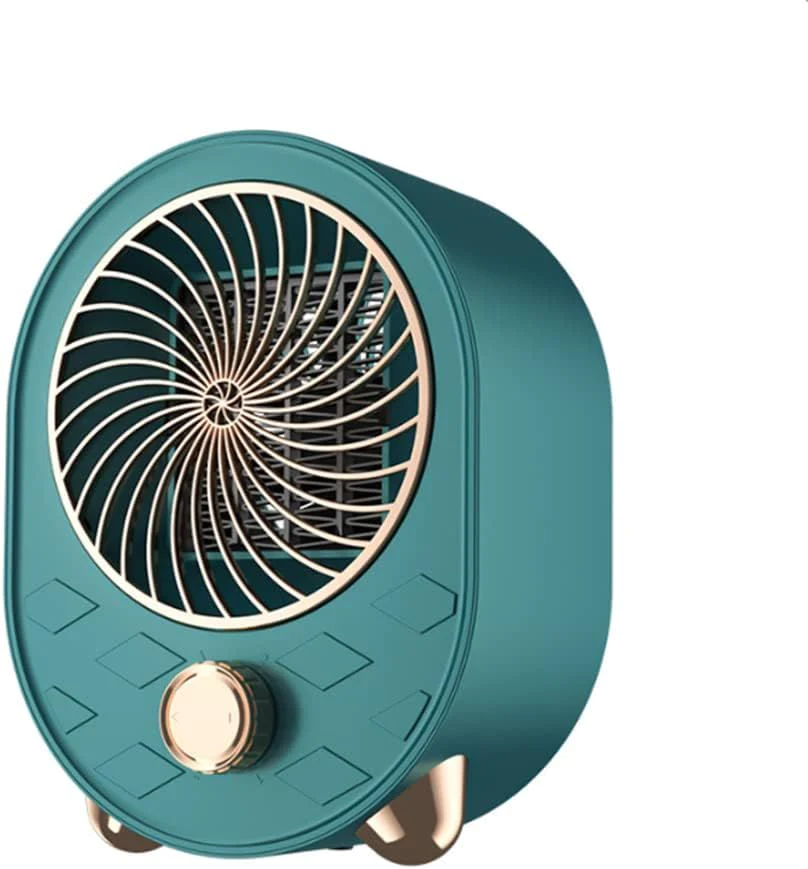 Radiateur Soufflant en Céramique 1000W vert Vendos85