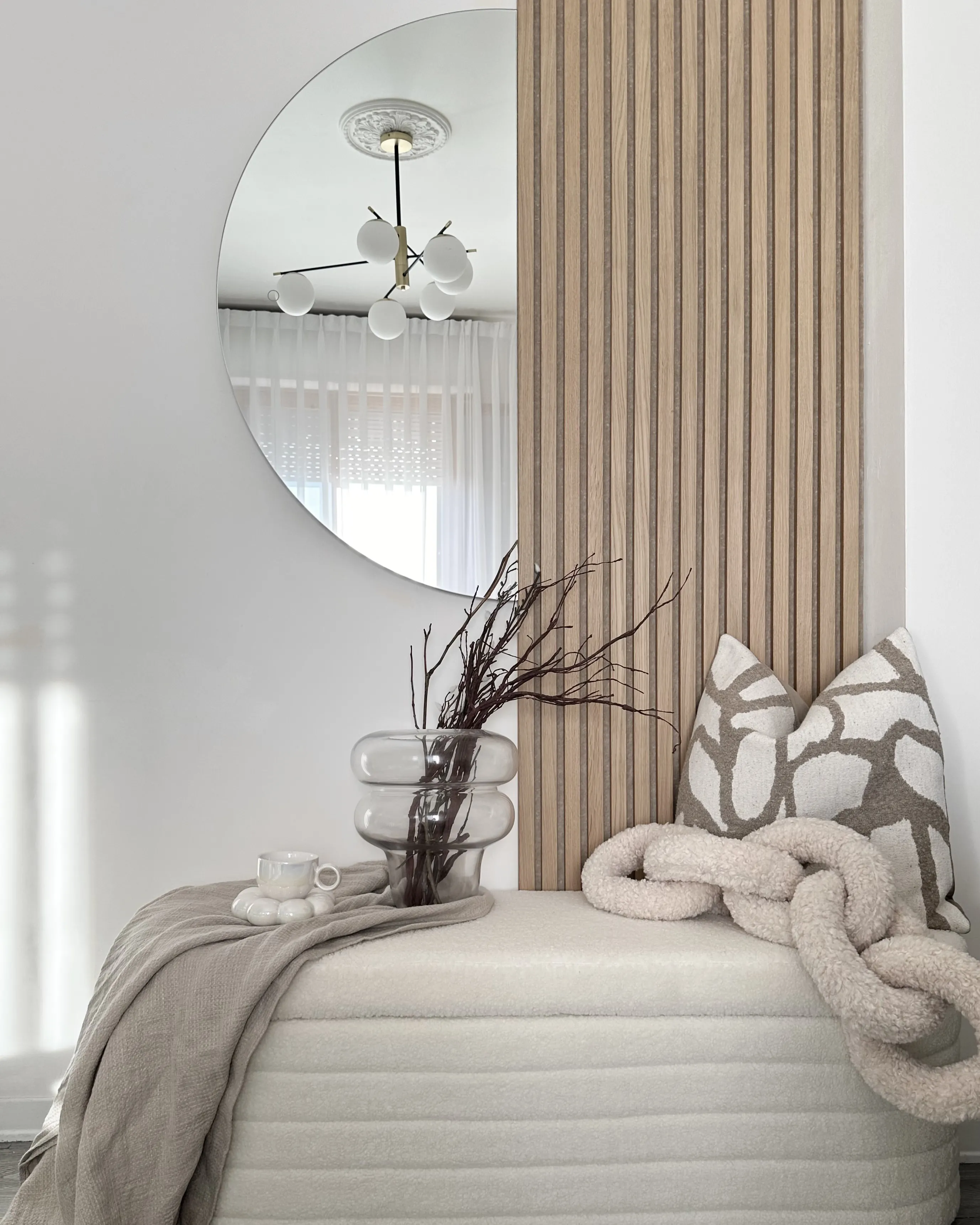 LED badkamerspiegel LOUE 50 cm 100 cm Zilver