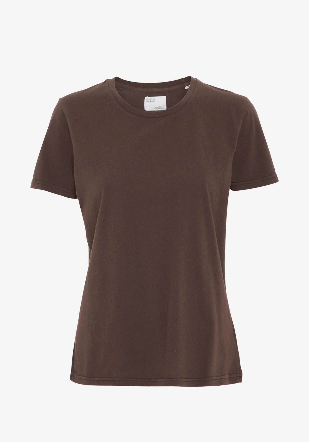 Colorful Standard Damen-T-Shirt Coffee Brown