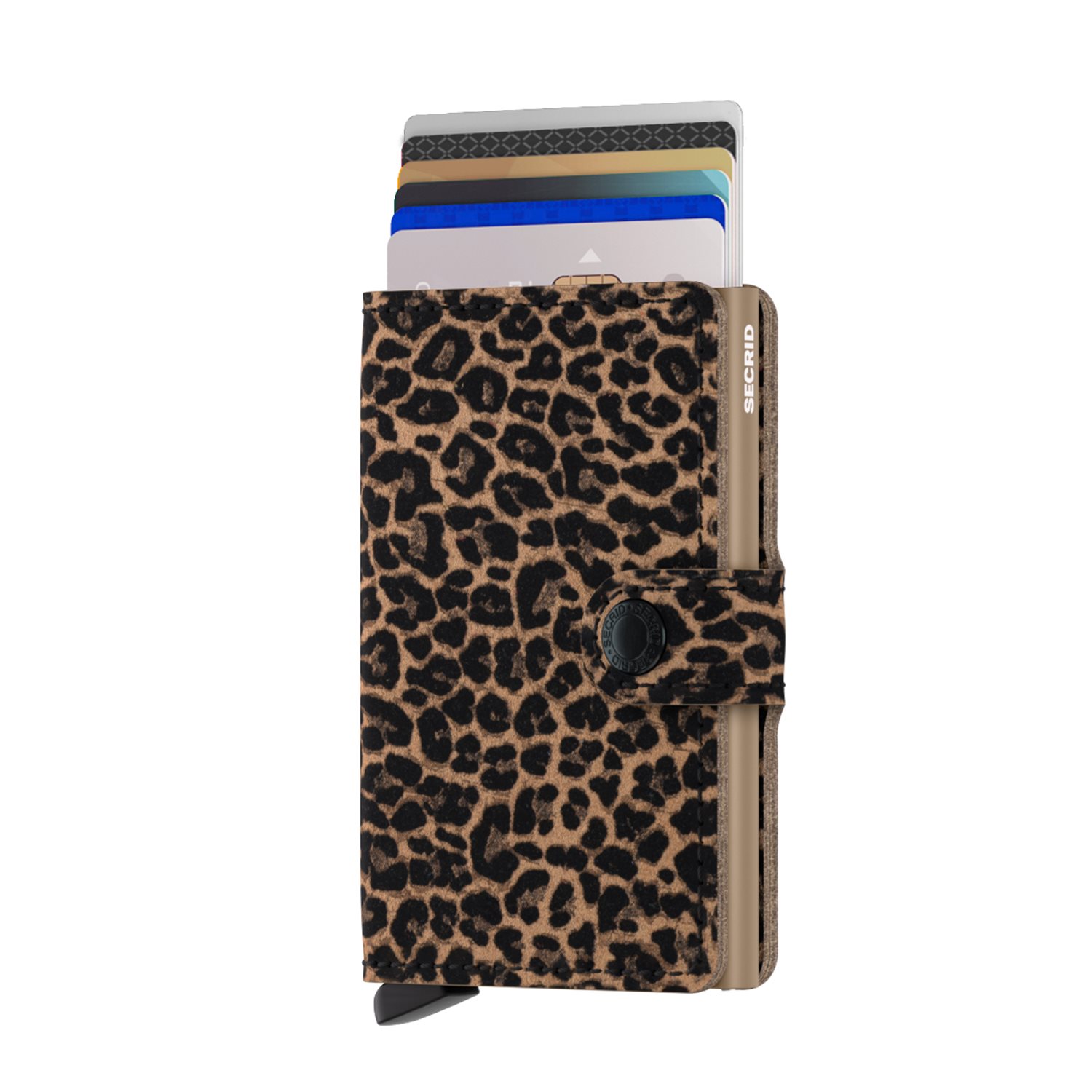 Secrid Miniwallet Portemonnee Leo beige