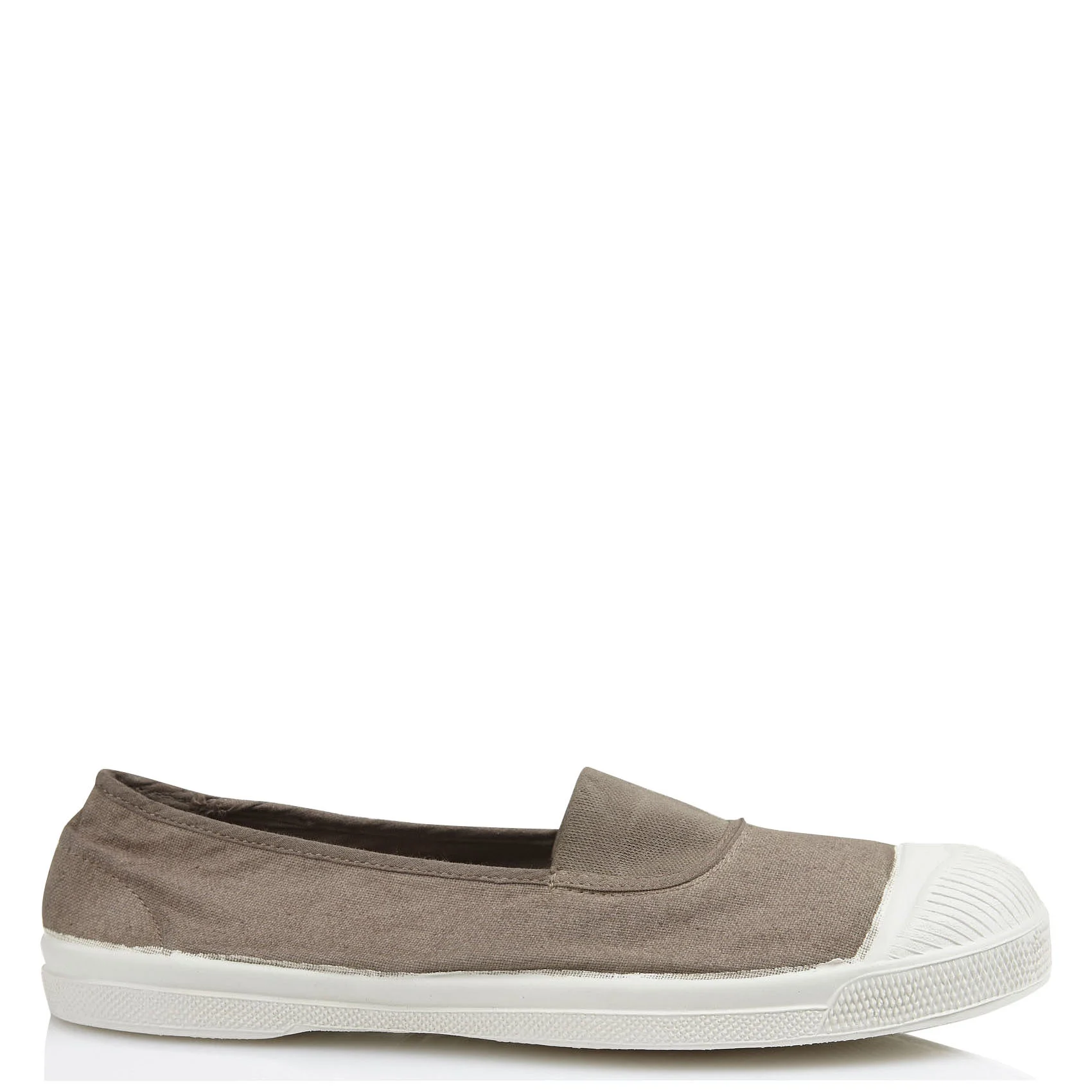 Tennis à élastique en toile | Beige