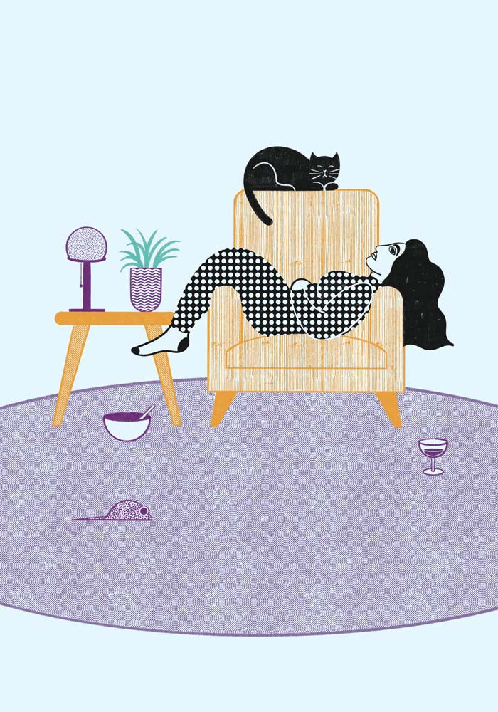 Frau Katzensessel by Nicole Marra
