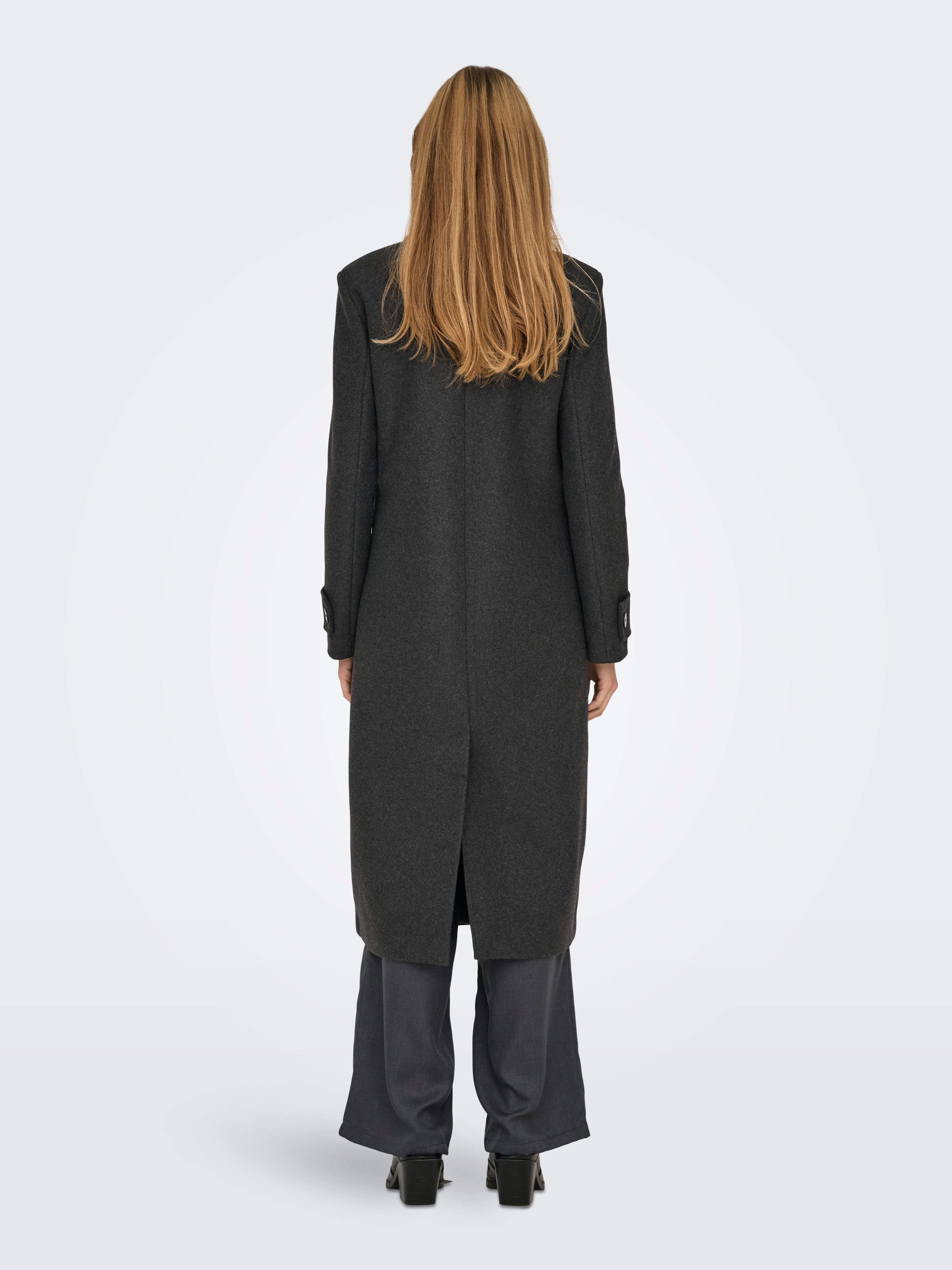 ONLAUGUSTA Mantel Dark Grey Melange