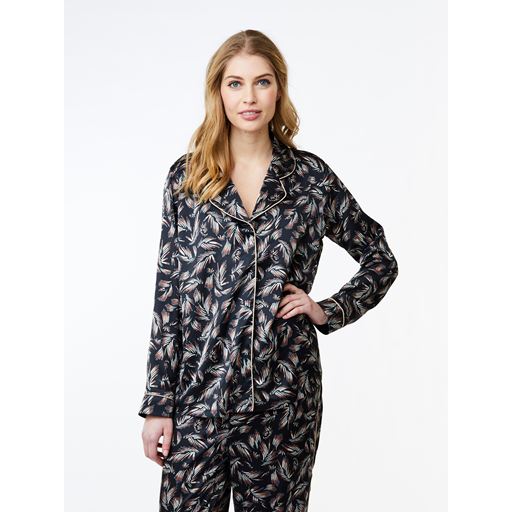 CCDK Josephine Pyjamasskjorte, Black, S