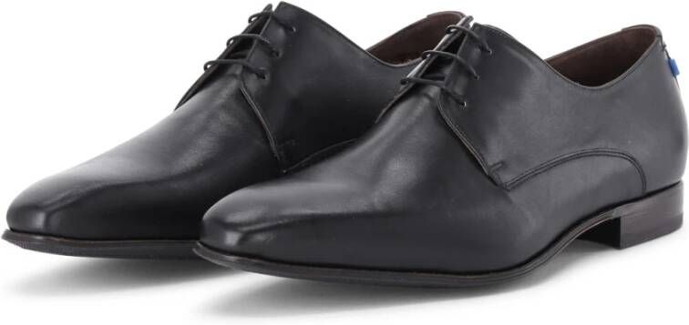 Van Bommel Leren Veterschoenen Elegant Roze Binnenzool Blue Heren