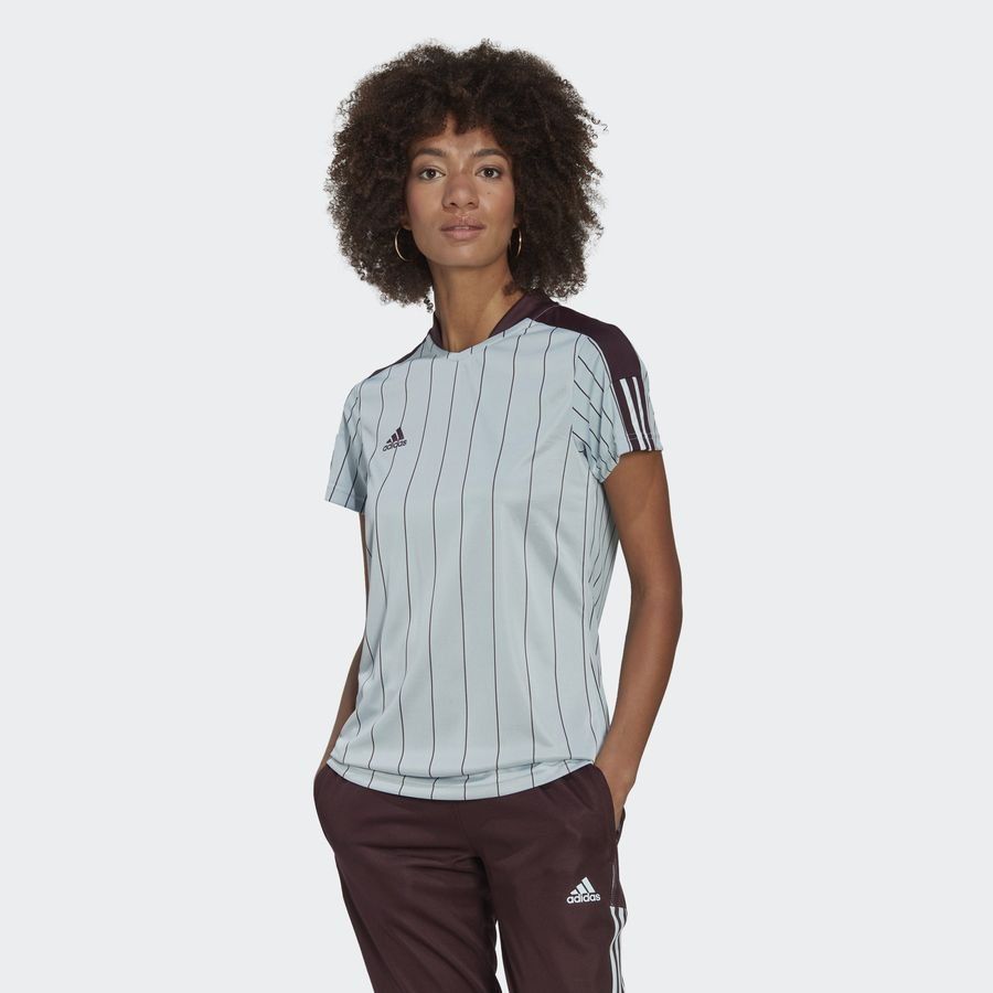 adidas T-shirt d'Entraînement Tiro - Bleu/Marron Femme