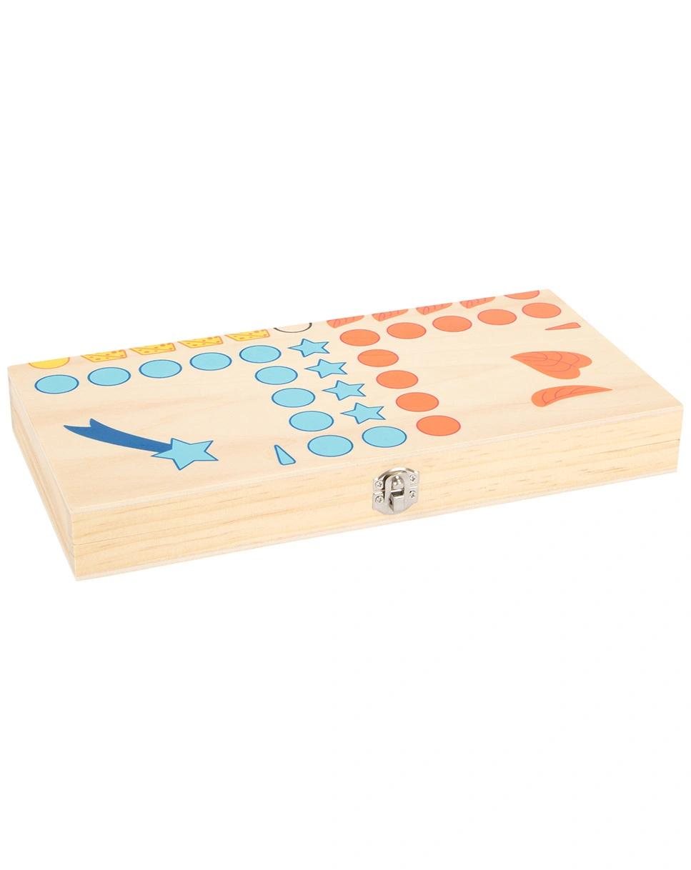 Brettspiel LUDO - BUNTE TIERE aus Holz