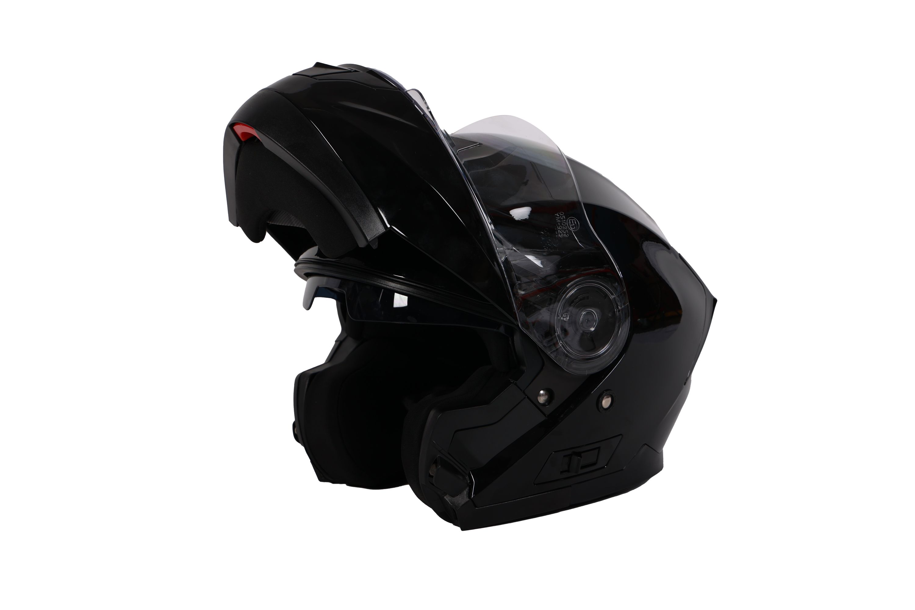 Motorrad Klapphelm schwarz Grösse 59/60