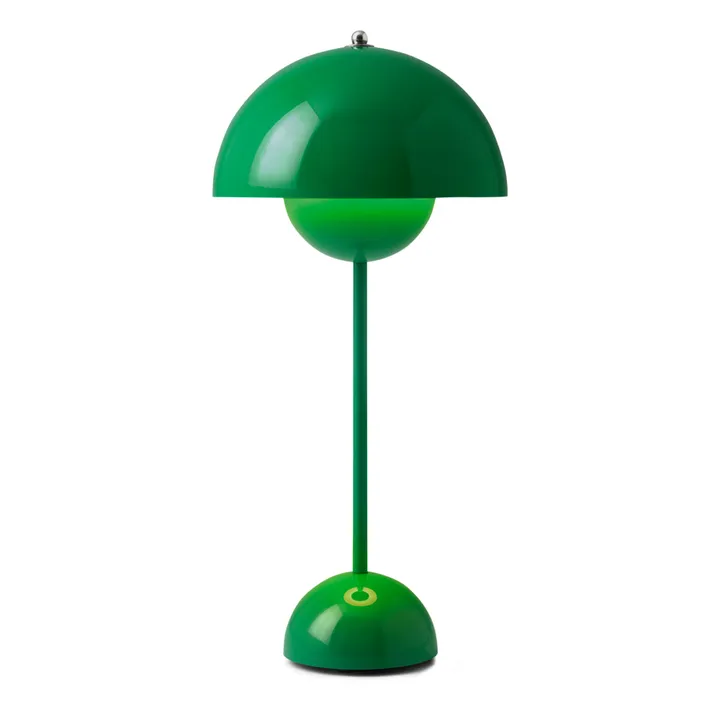 & Tradition Lampe à poser Flowerpot VP3, Verner Panton, 1969 | Vert