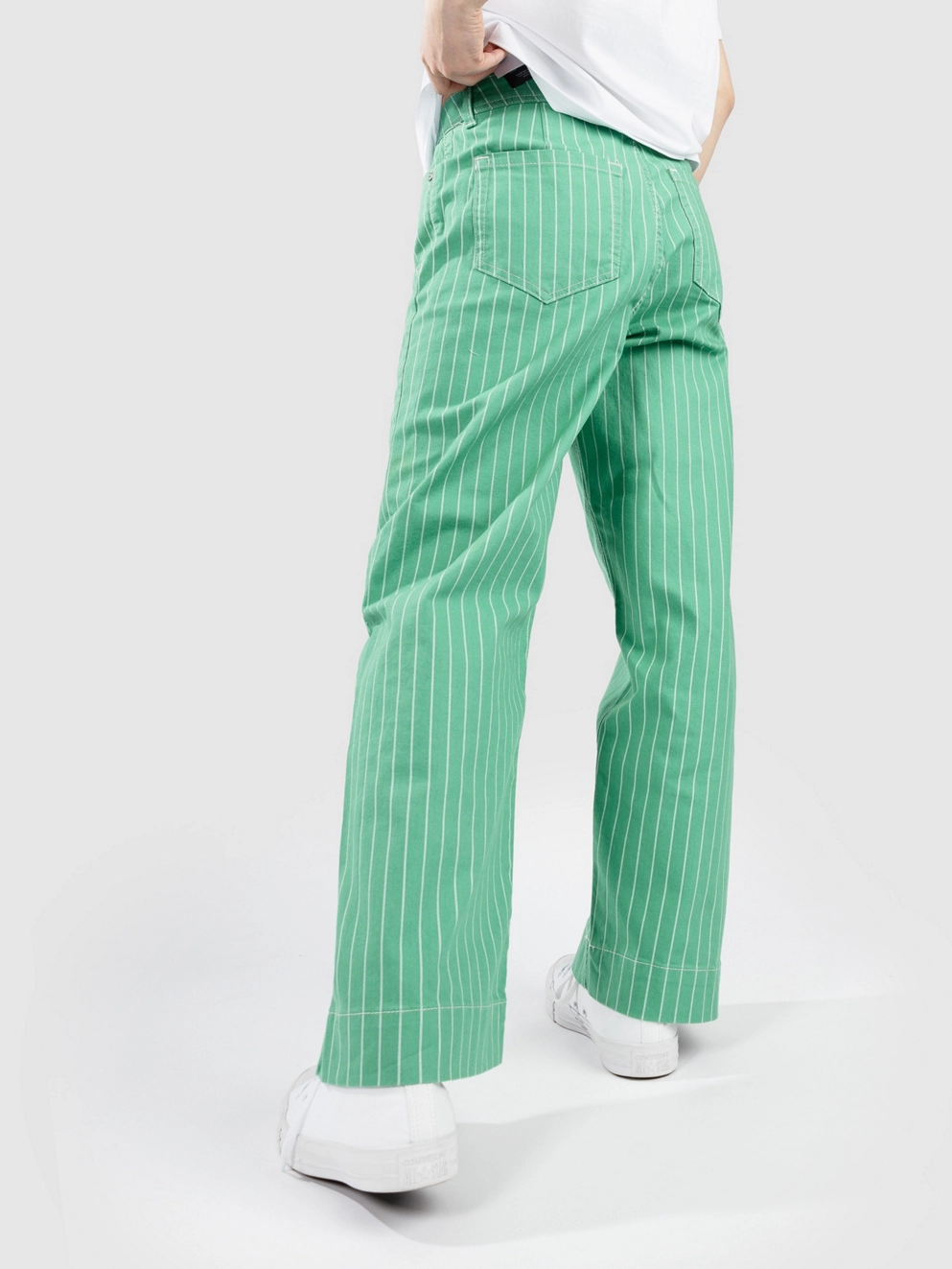 Nümph Nuparis Cropped Jeans green spruce