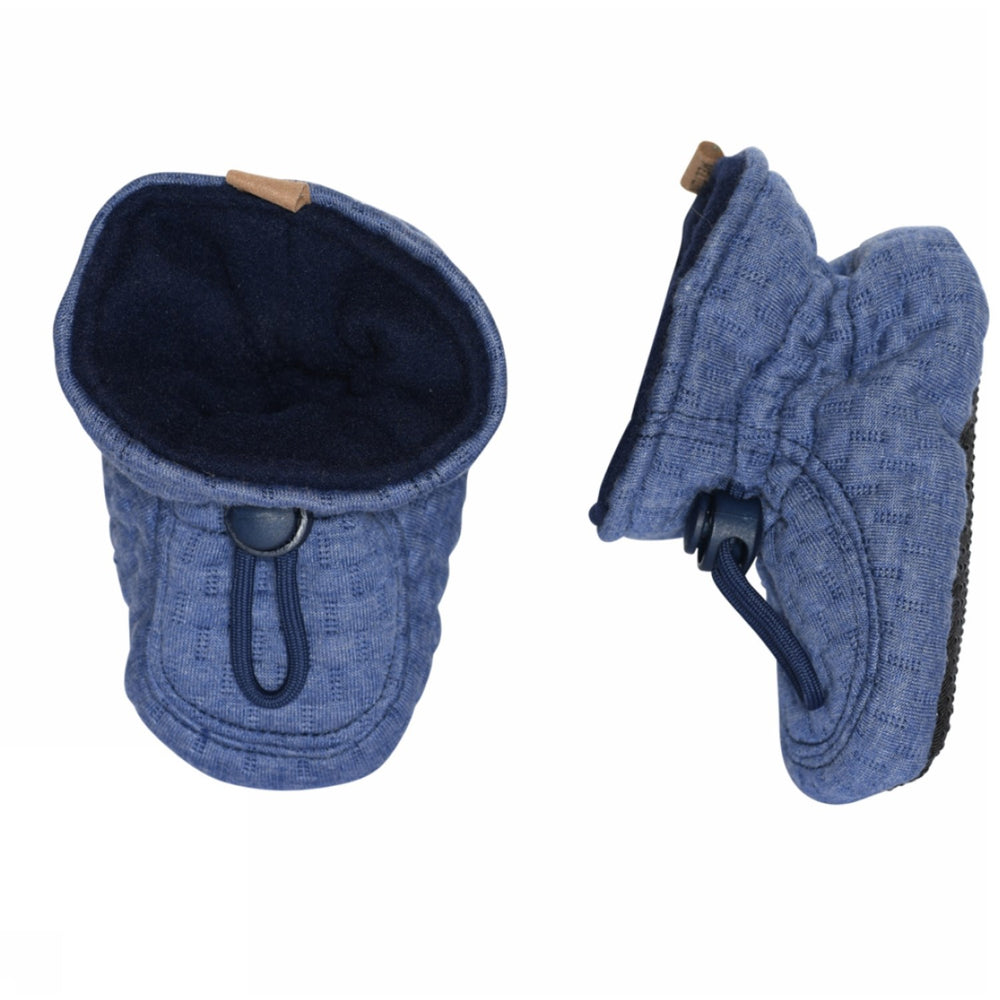 Køb MELTON Tekstil Futter Structure Blue Denim