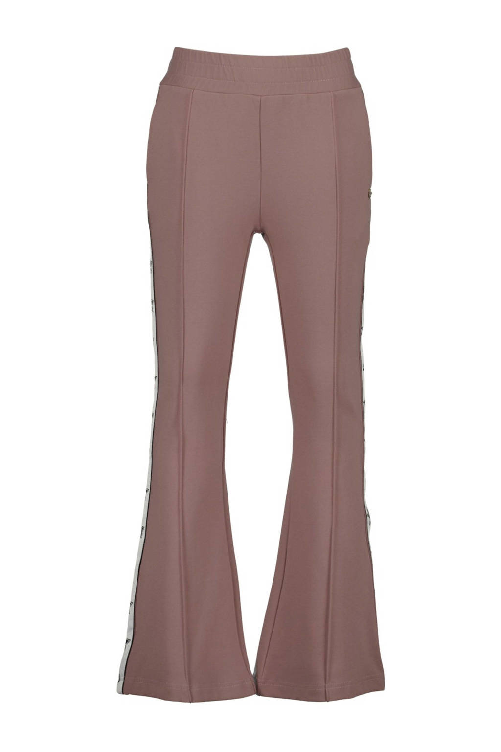 Vingino flared broek Sari met zijstreep lila