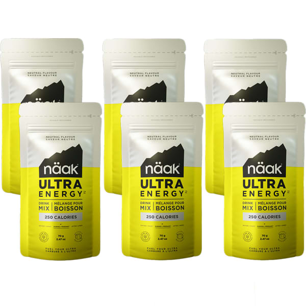 Boissons énergétiques NAAK ULTRA ENERGY DRINK MIX NEUTRAL PACK X6 UNICOLORE