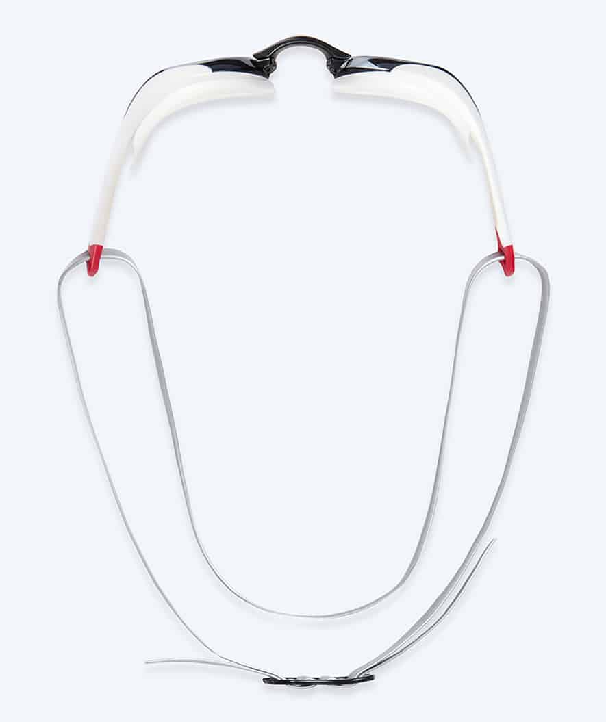 Watery Elite svømmebrille - Murphy Mirror - Hvid/sølv