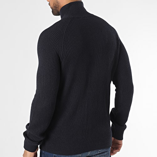 Pull Zippé Hayden Knit Bleu Marine