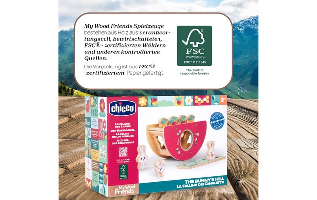 Chicco Steckspielzeug »My Wood Friends – Der«