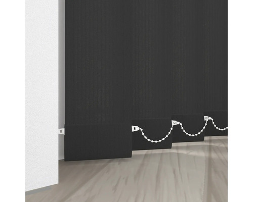 Soluna jaloezieset Line zwart 40x260 cm