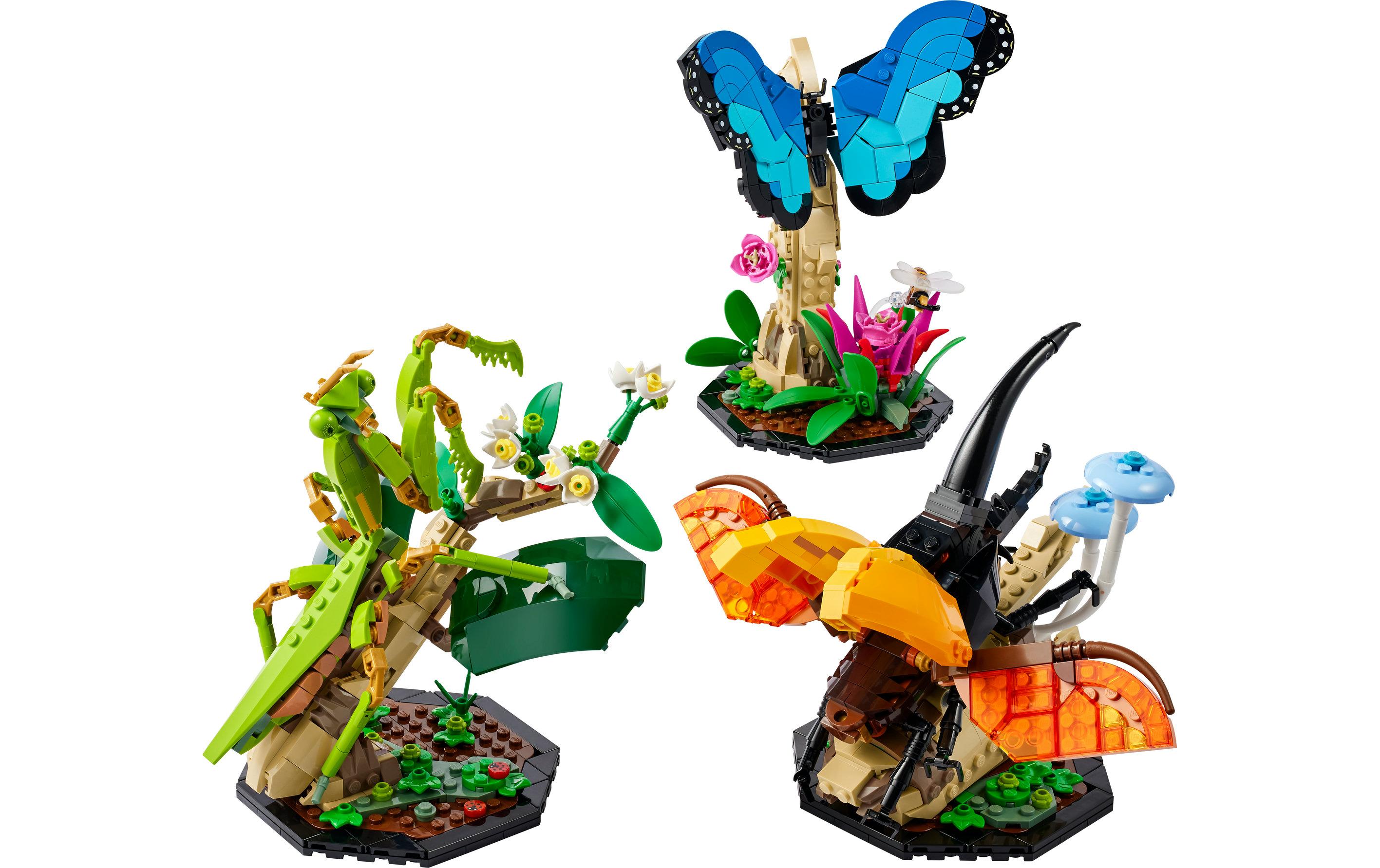 Ideas Die Insektensammlung 21342Bauset mit drei aussergewöhnlichen Insekten