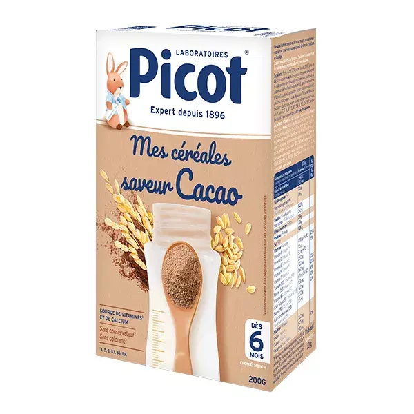 Picot My Cereal Sabor Cacau - A partir de 6 Meses - 200g
