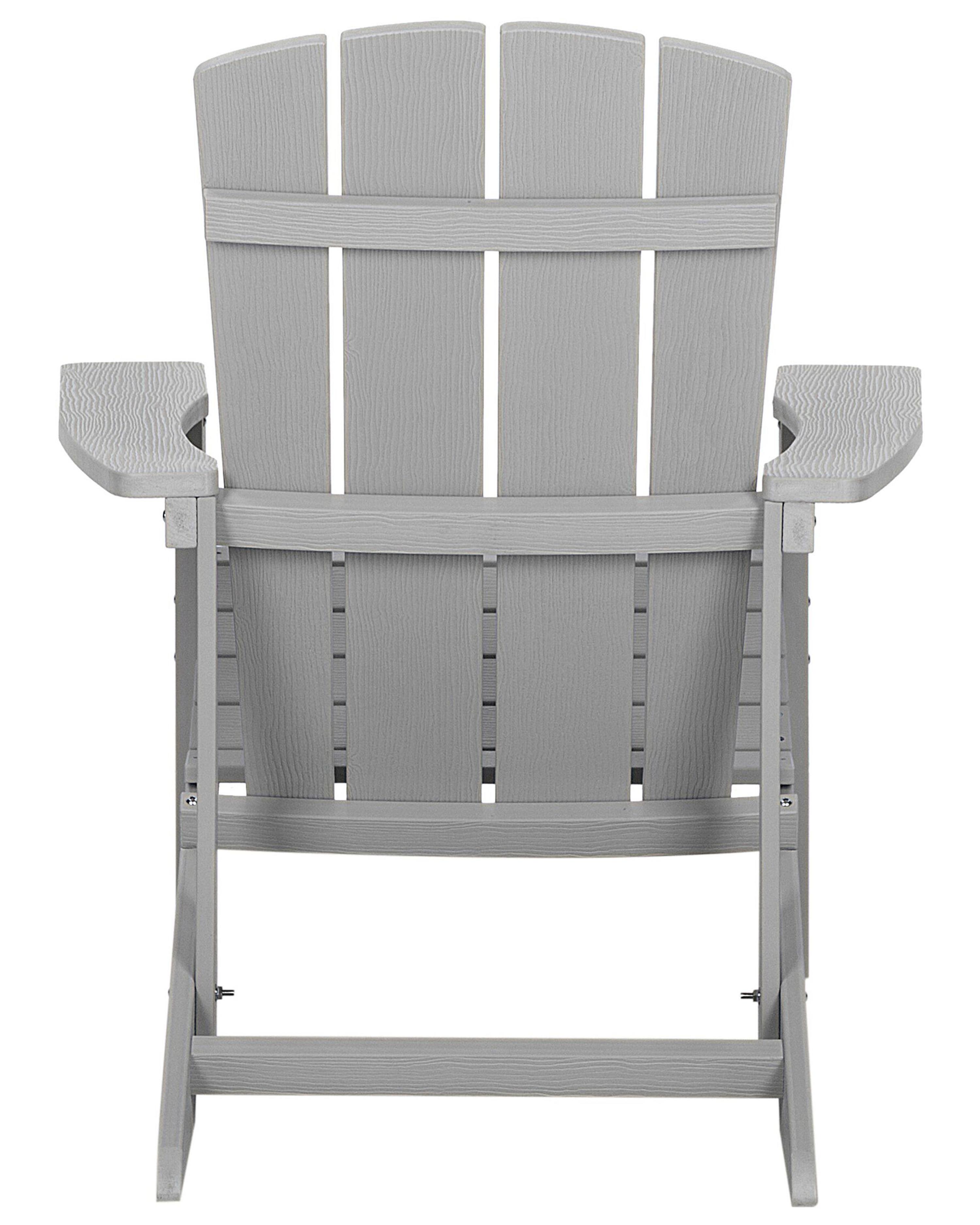 Tuinstoel ADIRONDACK Lichtgrijs